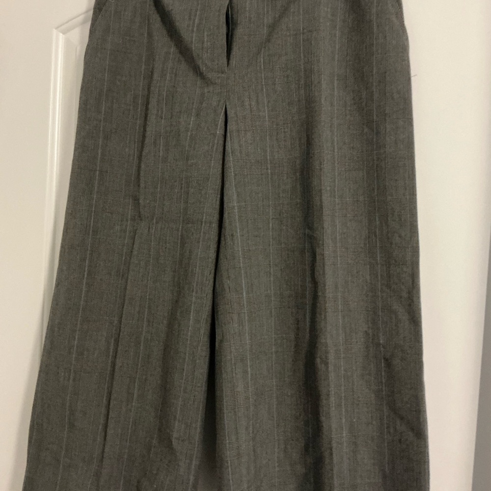 Rafaella Gray Wide Leg Pants